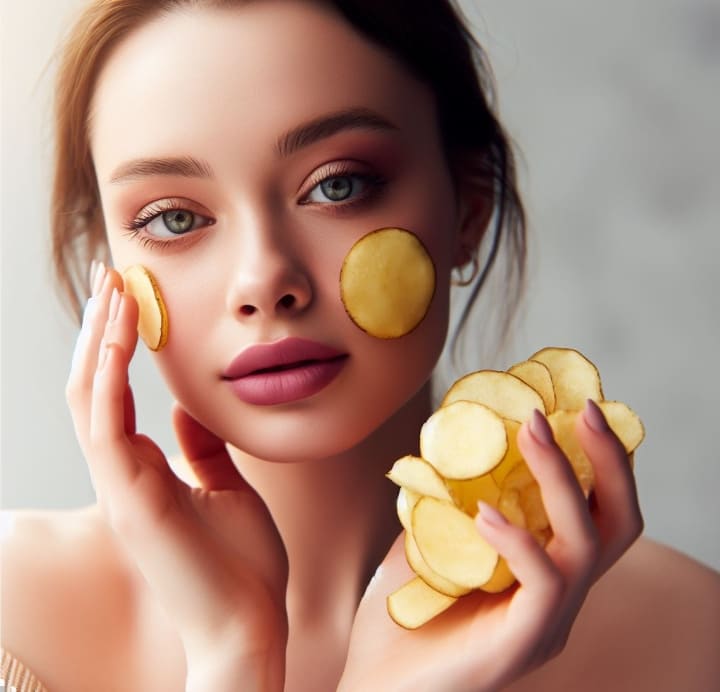 benefits of potato skin (peels) for skin