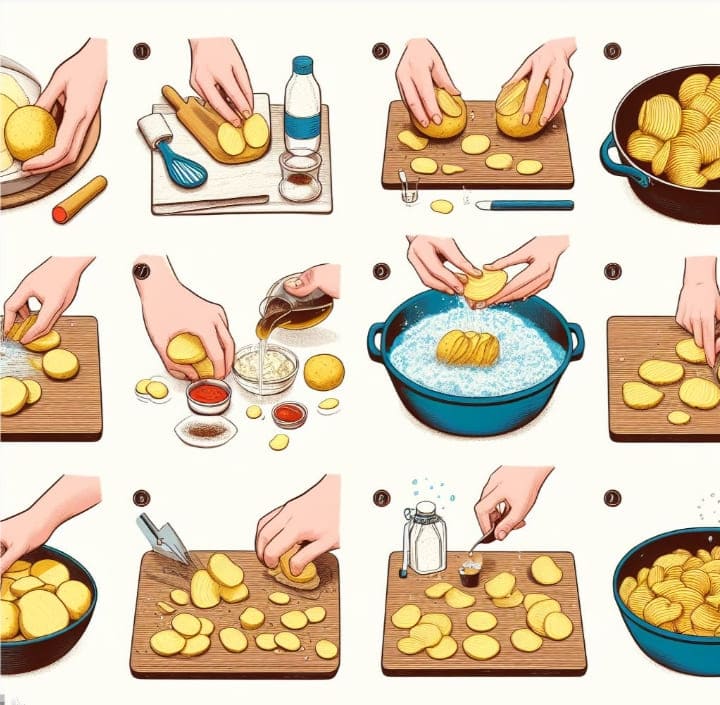 healthy potato chips recipe