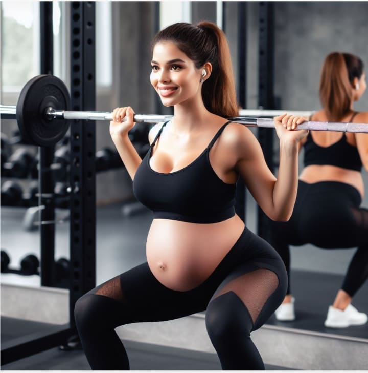 How to do squats safely during pregnancy