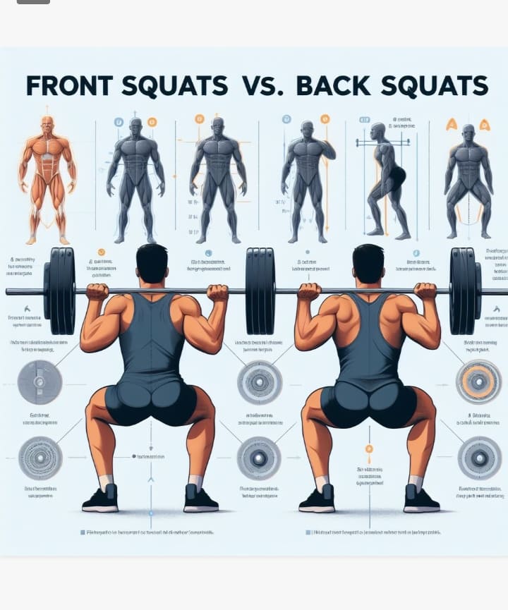 Back Squats vs Front Squats Benefits: Which is Best for you?