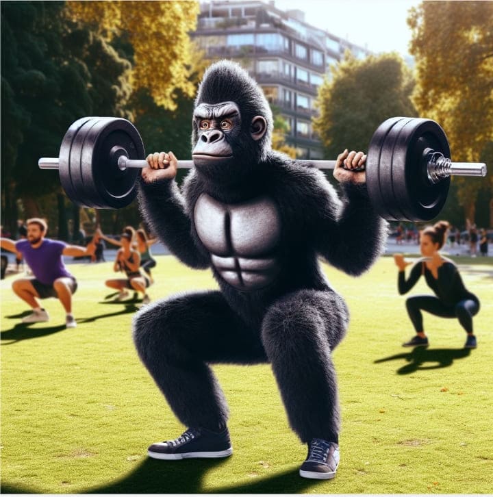 gorilla squat benefits 