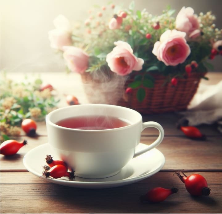 advantages of drinking rosehip tea