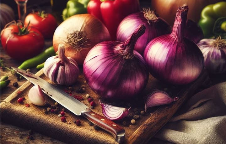 nutritional benefits of purple onions