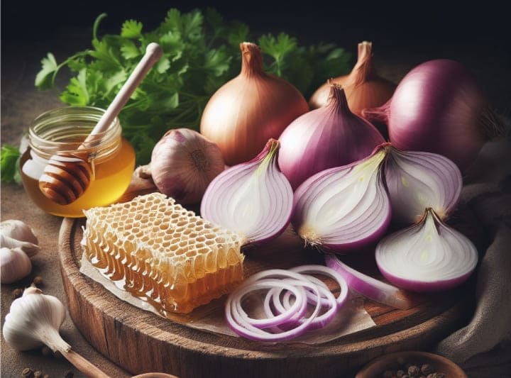Benefits of honey and onion mixture for Skin Health