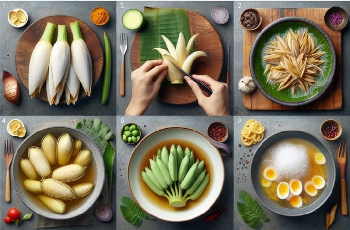 How to Prepare and Cook with Banana Flowers: