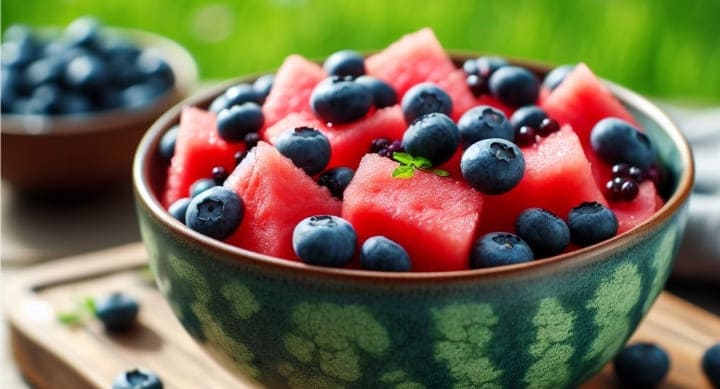 10 Amazing Benefits of Eating Watermelon & Blueberries Combined