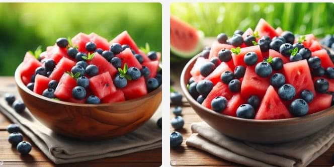 Health Benefits Of Eating Watermelon and Blueberries Combined