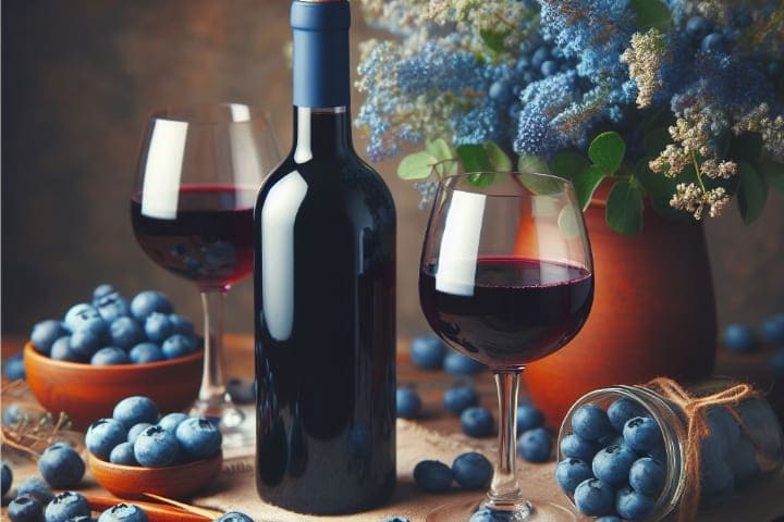 Benefits of Blueberry Wine