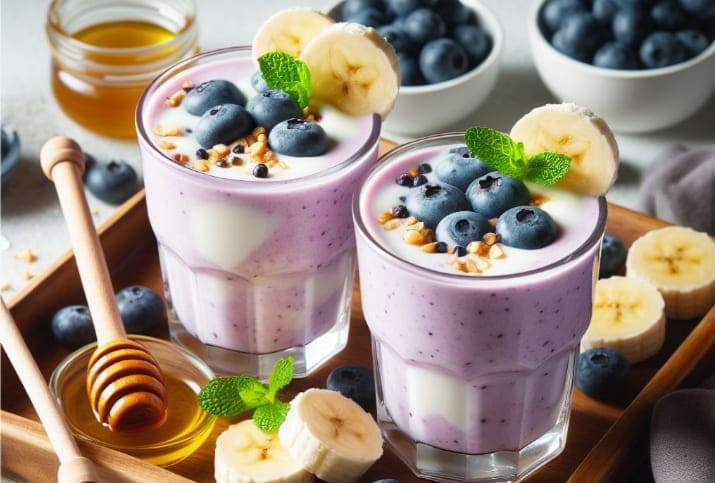 Health Benefits of Blueberry Banana Smoothie
