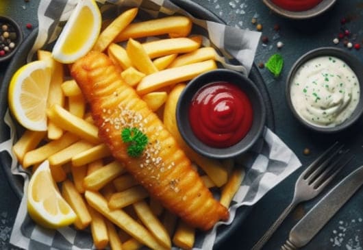 health benefits of fish and chips