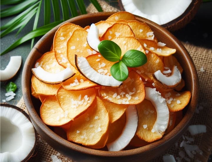 Coconut Chips: Nutrition, 10 Powerful Health Benefits, Side Effects & Home Recipes