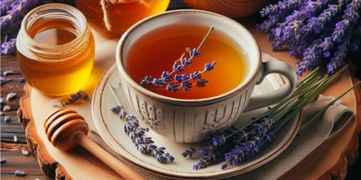 Health Benefits of Honey Lavender Tea