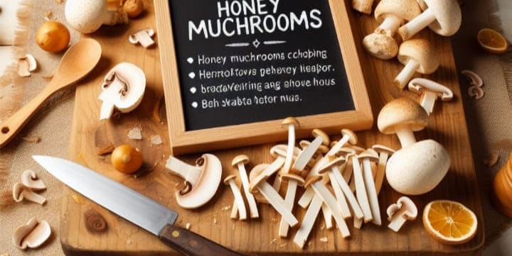 recipes that uses honey mushrooms