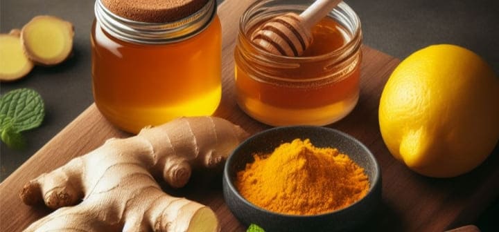 Benefits of Honey, Ginger, and Turmeric and side effects