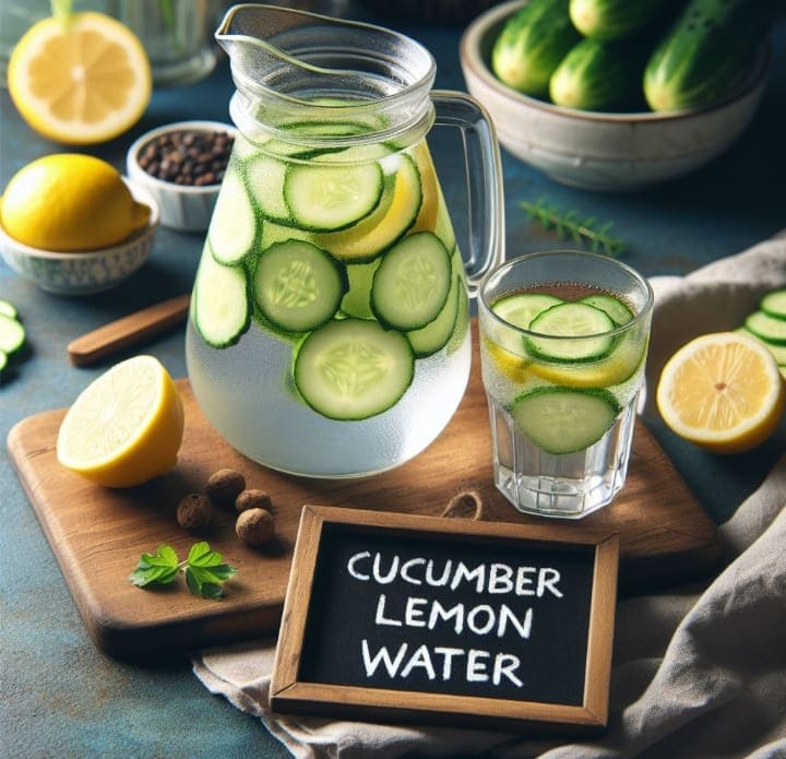 Health Benefits of Drinking Cucumber With Lemon Water