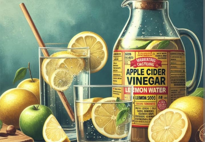 benefits of drinking apple cider lemon water