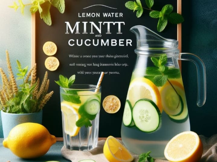 Health Benefits of Lemon Water with Mint and Cucumber