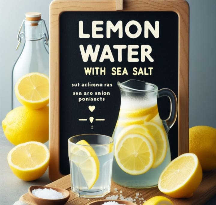 How to Make Lemon Water with Sea Salt (Recipe)