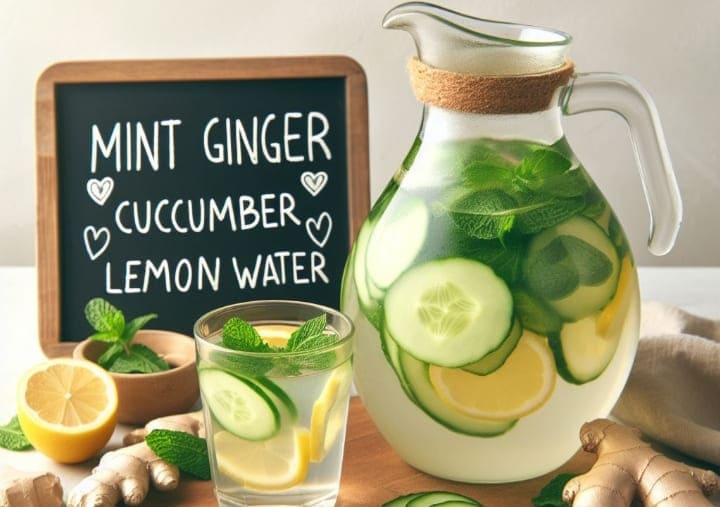 Mint Ginger Cucumber Lemon Water: 10 Benefits & Recipe