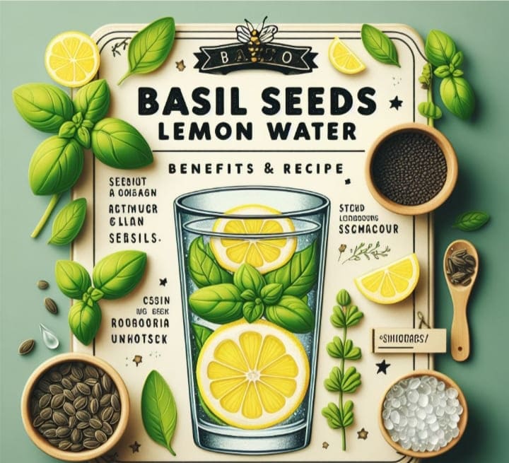 Basil Seeds Lemon Water: Benefits, Recipe & Side Effects