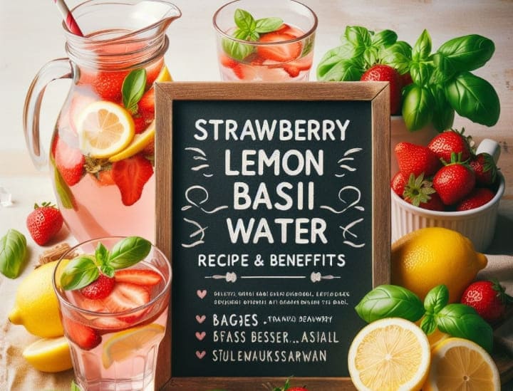 How to Make Strawberry Lemon Basil Water (Recipe)