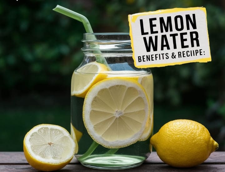 8 Health Benefits Of Drinking Lemon Water & How To Make It (Recipe)