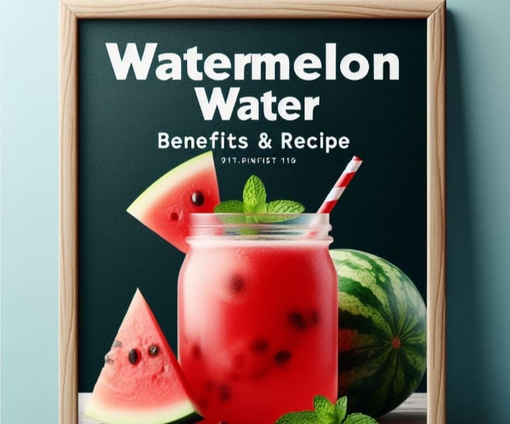 Watermelon water: 9 Health Benefits, Nutrition & Recipe