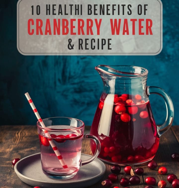 Health Benefits Of Cranberry Water and Recipe