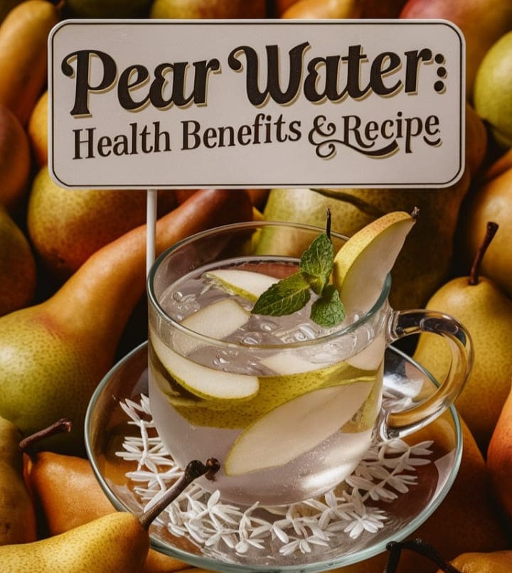 Pear Water Health Benefits & Recipe