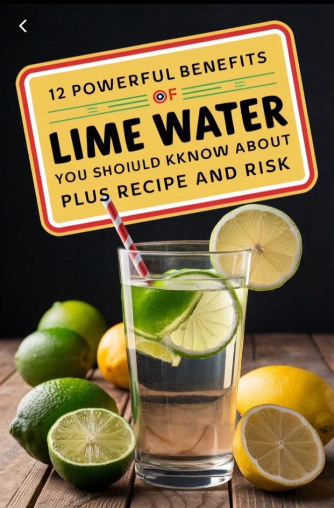 Health Benefits of Lime Water, recipe and risks