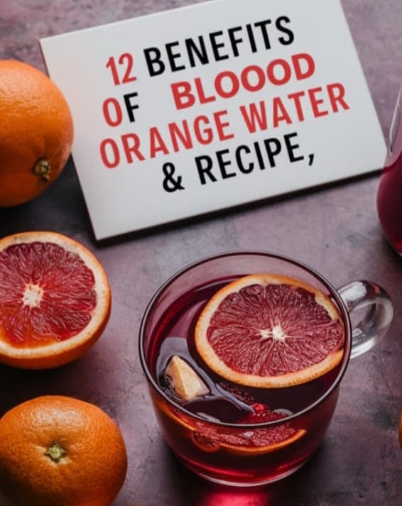 Health Benefits of Blood Orange Water and Recipe