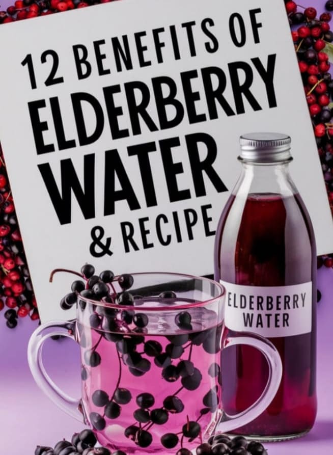 Health Benefits of Elderberry Water and Recipe