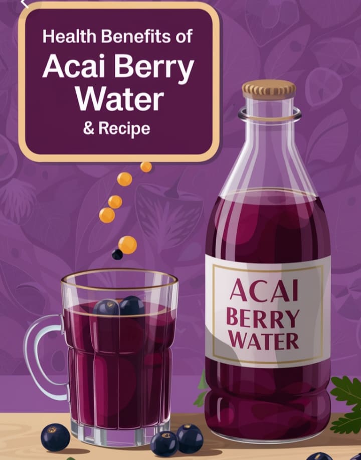 Health Benefits Of Acai Berry Water and recipe