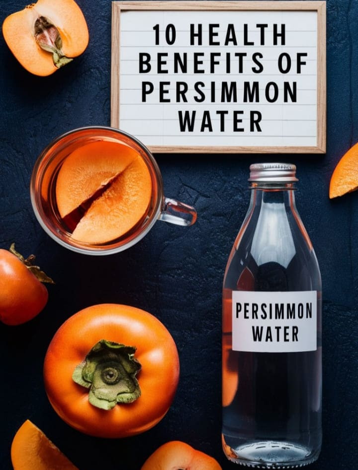 Health Benefits of Persimmon Water and Recipe