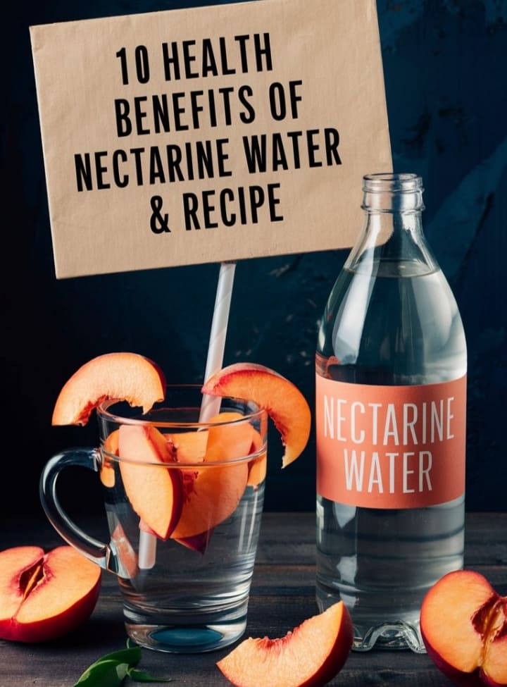Health Benefits Of Nectarine Water and how to make it (Recipe)