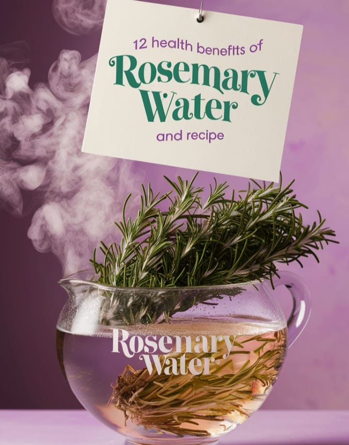 Health benefits of rosemary water and how to make it