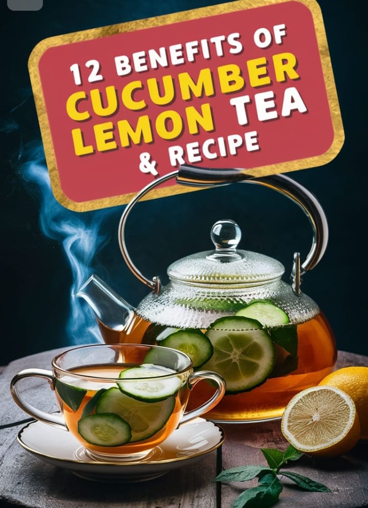 12 Benefits Of Cucumber Lemon Tea + How To Make It (Recipe), Risks 