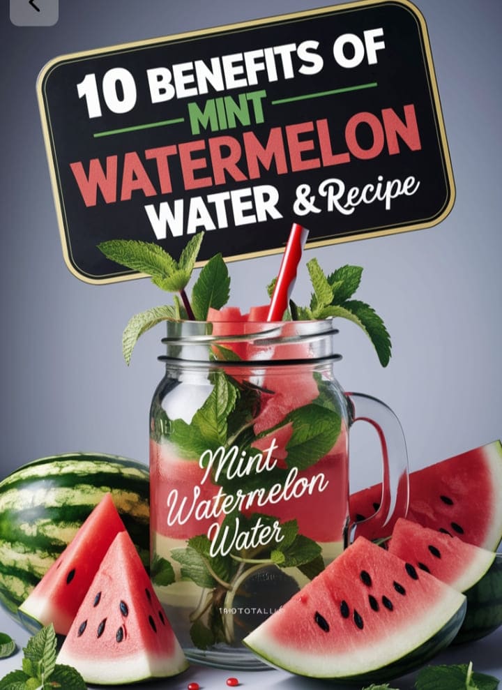 10 Health Benefits of Mint Watermelon Water + How To Make It and Side Effects