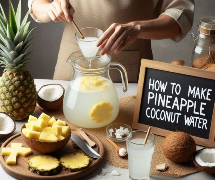Pineapple Coconut Water Recipe