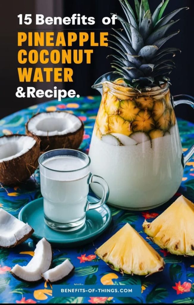 10 Health Benefits Of Pineapple Coconut Water + How To Make It 