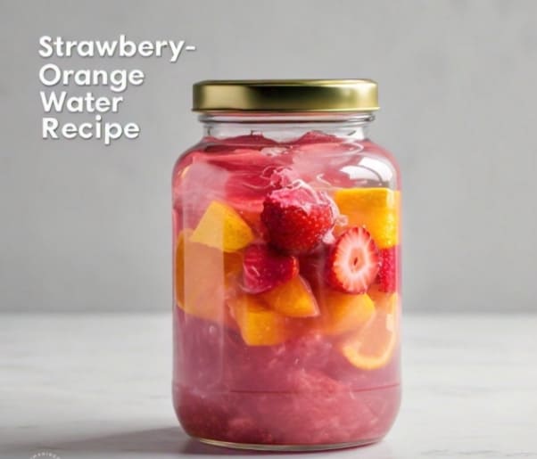 How To Make Strawberry Orange Water (Recipe) + BENEFITS