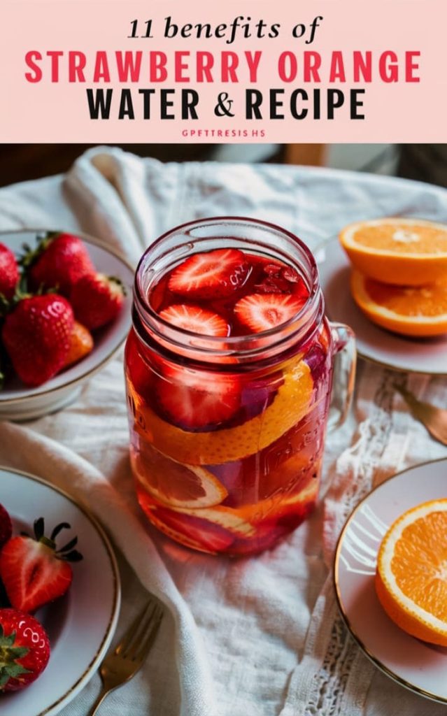 11 Health Benefits Of Strawberry Orange Water + How To Make It