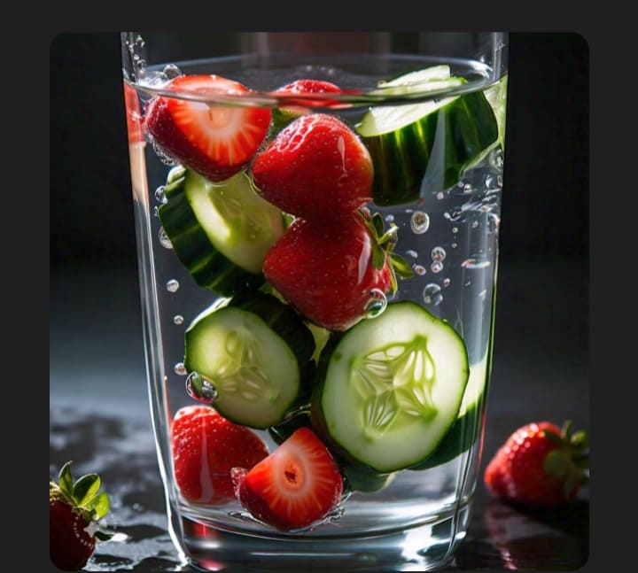 How To Make Cucumber Strawberry Water (Recipe)