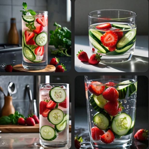 Health Benefits Of Cucumber Strawberry Water + How To Make It 