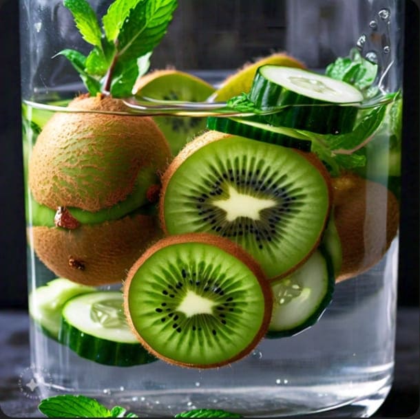 How To Make Kiwi Cucumber Water (Recipe)