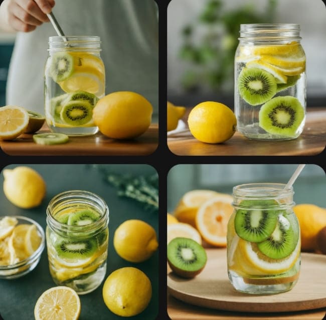 How to Make Kiwi Lemon Water (Recipe)