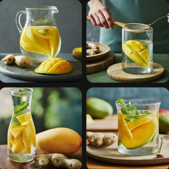 How To Make Mango Ginger Water (Recipe)