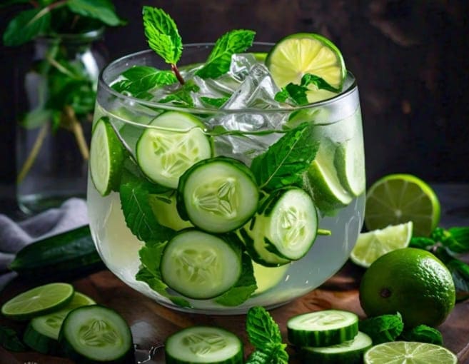 12 Benefits Of Mint Cucumber Lime Water + Recipe & Risks