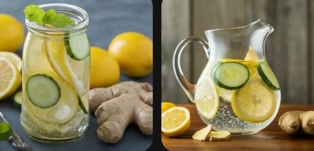 Health Benefits of Drinking Lemon Ginger Cucumber Water