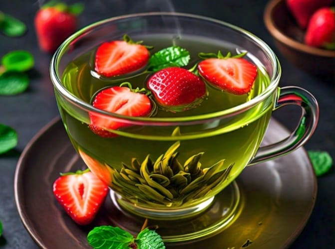 How To Make Strawberry Green Tea (Recipe with Tips)